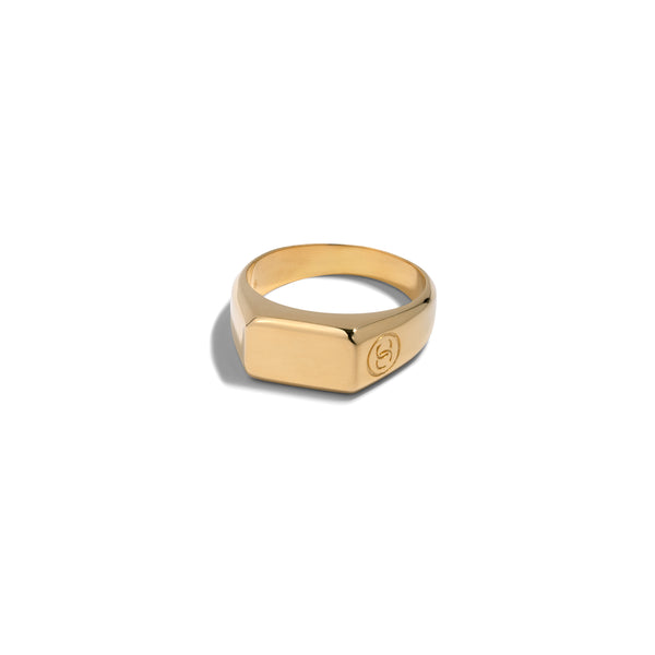 Classic Invictus Ring (Gold) – Off Code Company