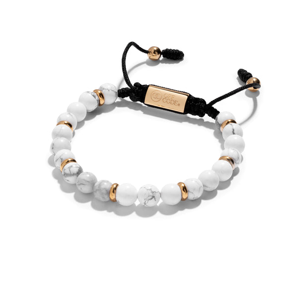 Howlite x Gold Aventus Bracelet