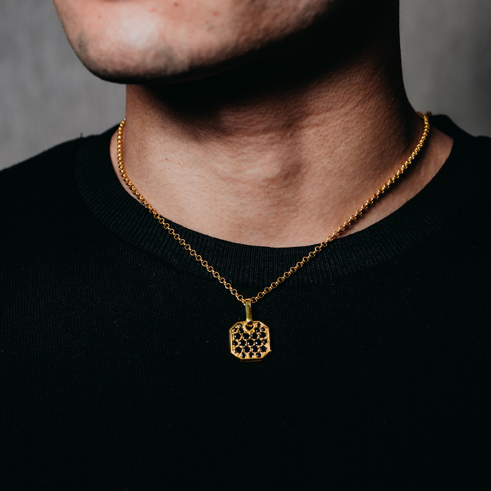 アクセサリー FLYNK Square space necklace Gold Square space necklace – unigem