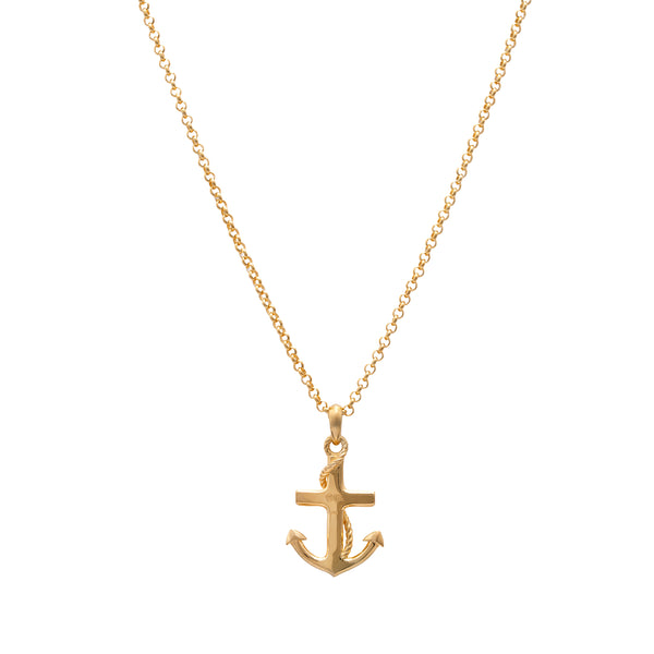 Anchor Pendant (Gold)