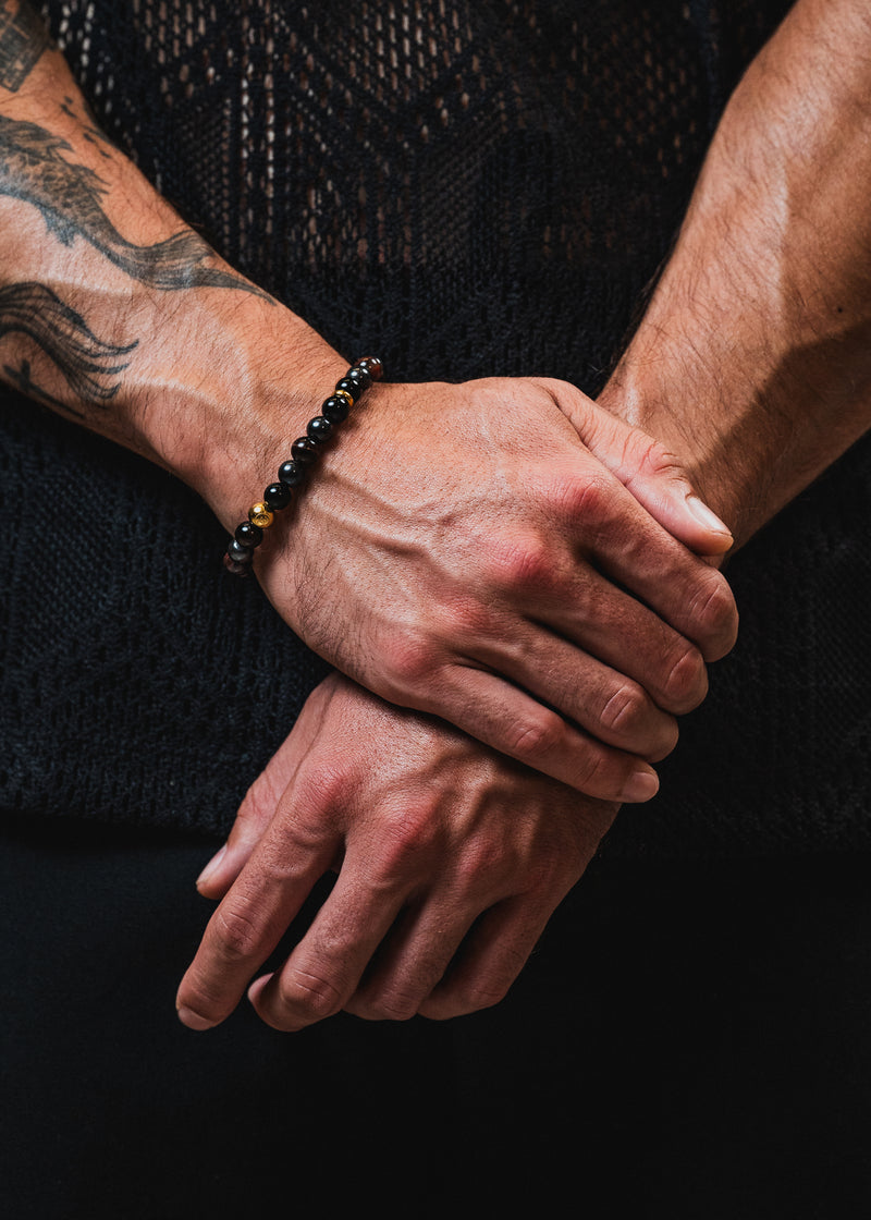 Red x Hematite Eros Bracelet